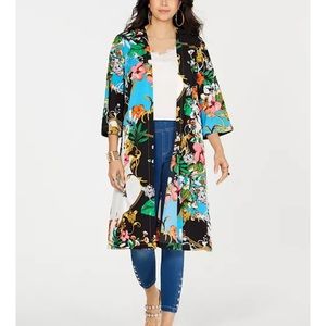 Thalia Sodi Floral-Print Kimono